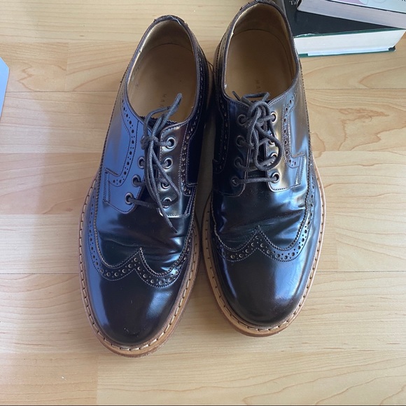 marc jacobs brown oxford shoes